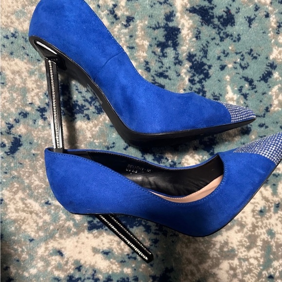 Fashion Nova High Heels (blue) size 8.5 - Picture 3 of 7